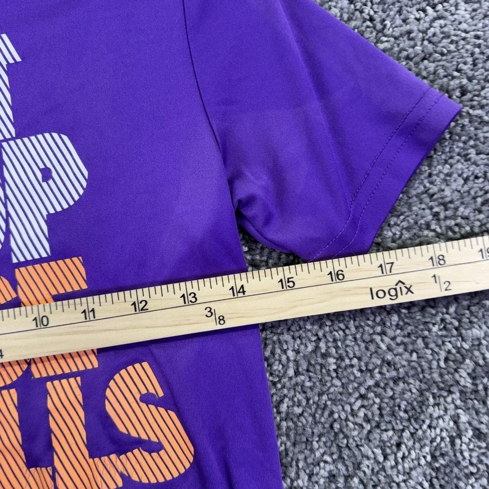 Athletic Works Shirt Kids L 10-12 Purple Can't Stop These Skills Graphic Tee